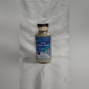 Bath & Body Works Iced Sugar Plum Lotion - Blue and Cream
